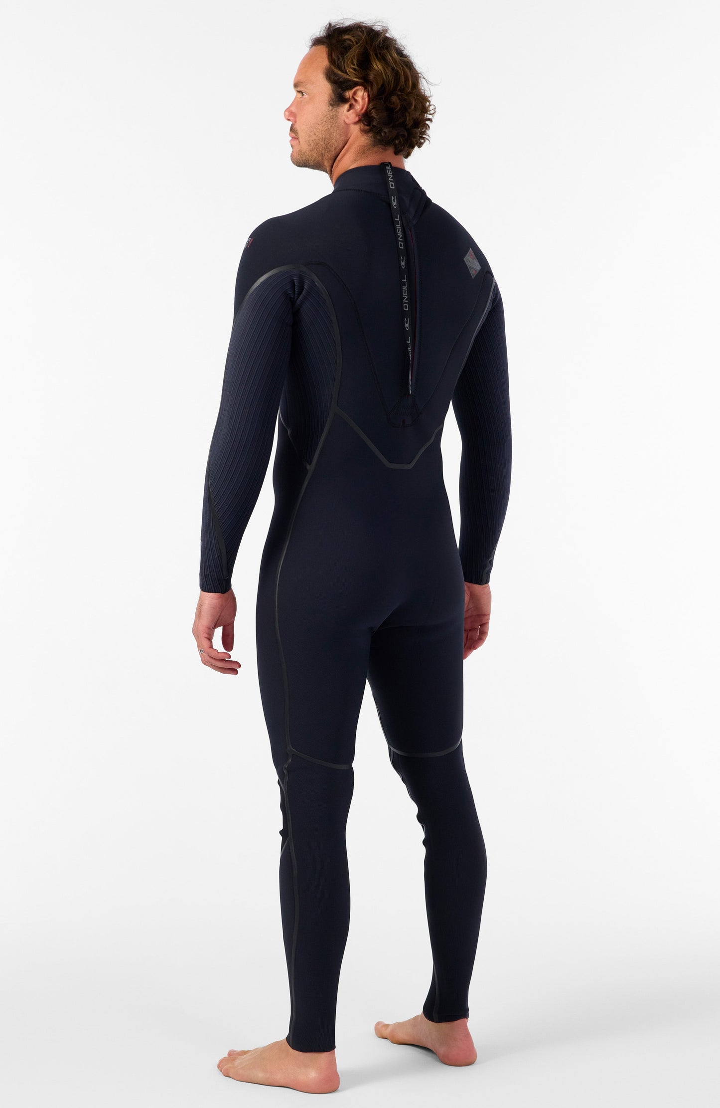 Hyperfreak Fire 4/3mm+ Back Zip Full Wetsuit Men|Wetsuits BLACK/BLACK