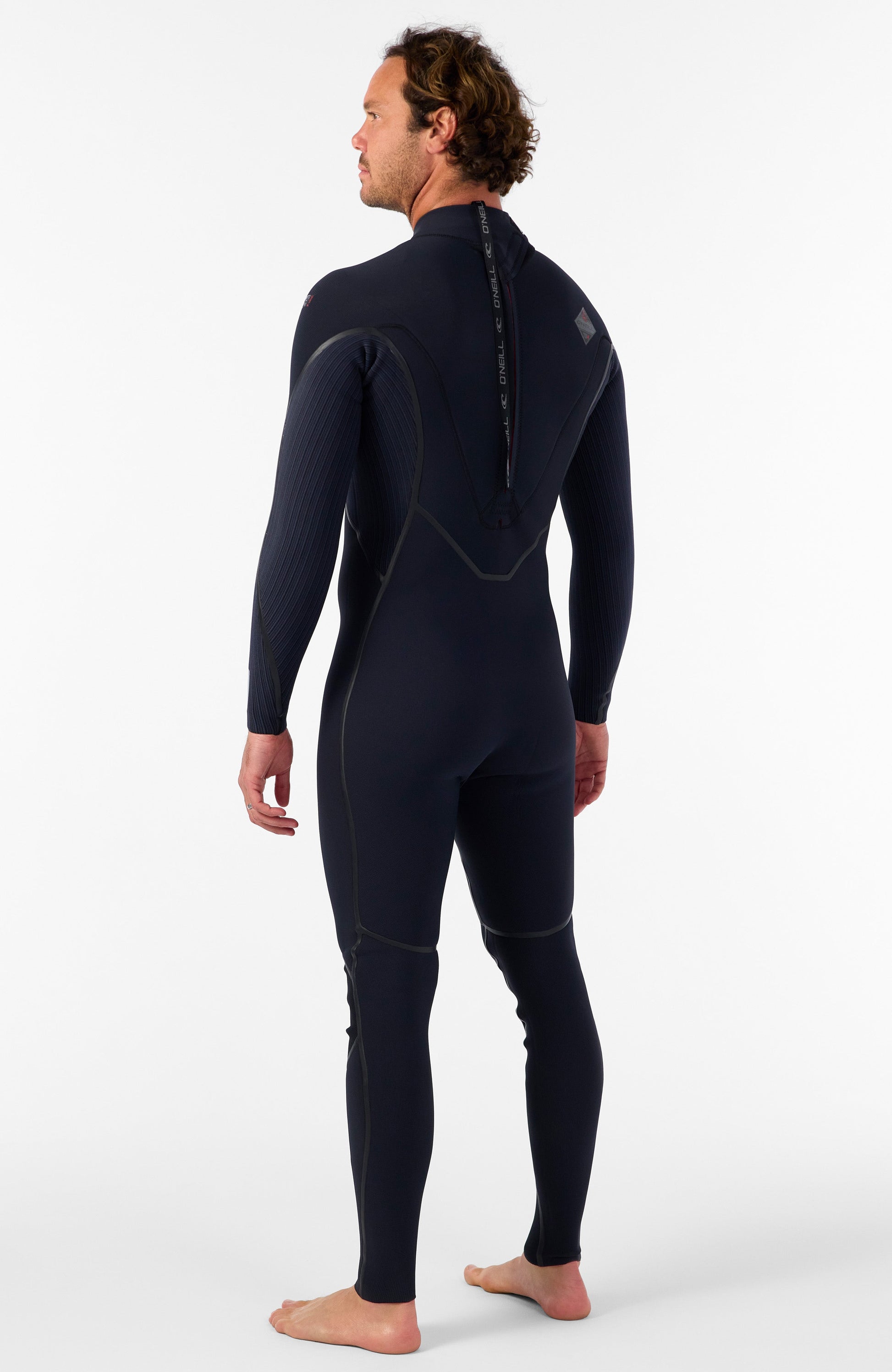 Hyperfreak Fire 4/3mm+ Back Zip Full Wetsuit Men|Wetsuits BLACK/BLACK