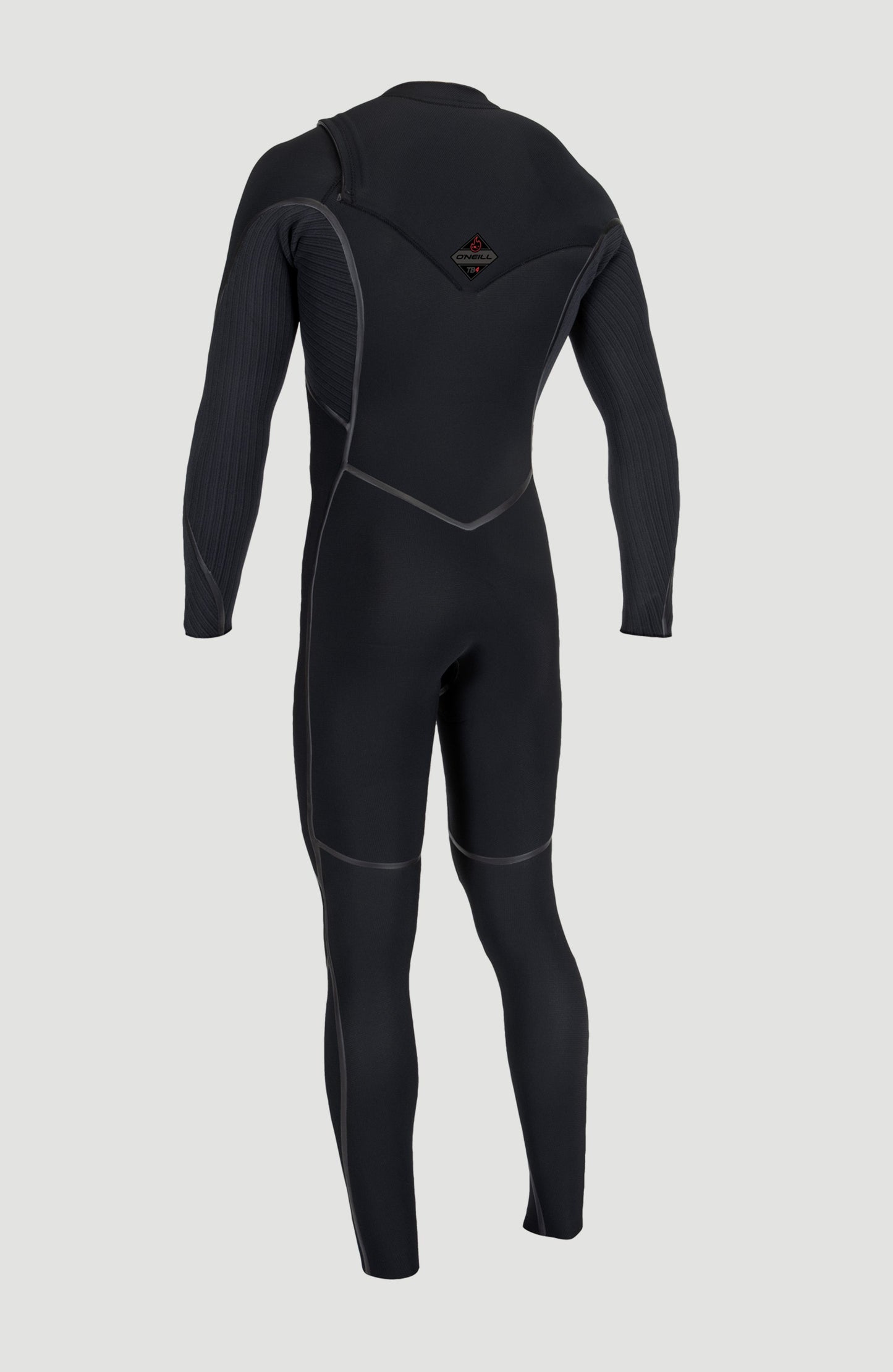 Hyperfreak Fire 3/2mm+ Chest Zip Full Wetsuit Men|Wetsuits BLACK/BLACK