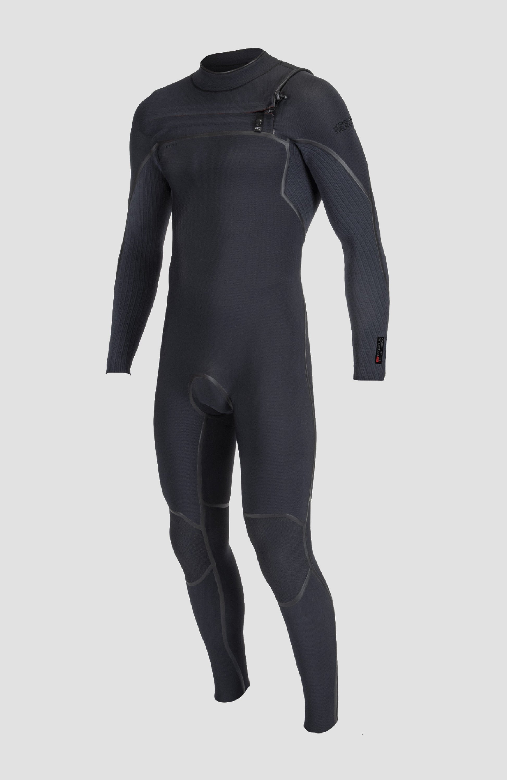 Hyperfreak Fire 5/4mm Chest Zip Full Wetsuit Men|Wetsuits BLACK/BLACK