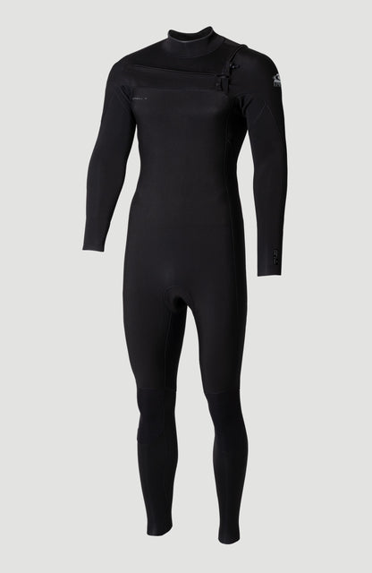 Epic 4/3mm Chest Zip Full Wetsuit Men A05 BLK/BLK/BLK