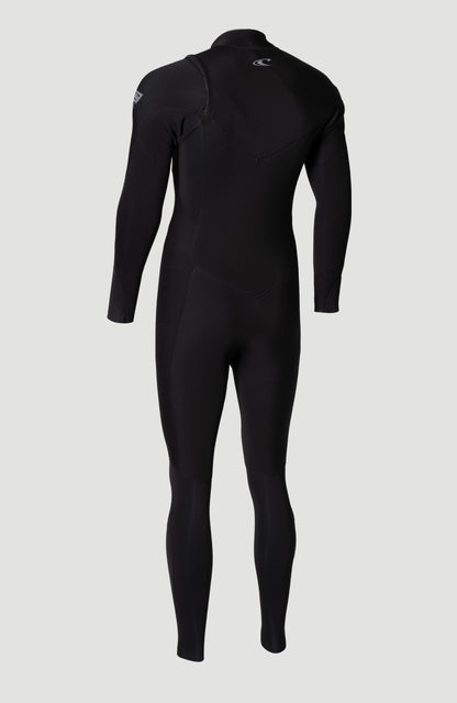 Epic 4/3mm Chest Zip Full Wetsuit Men A05 BLK/BLK/BLK