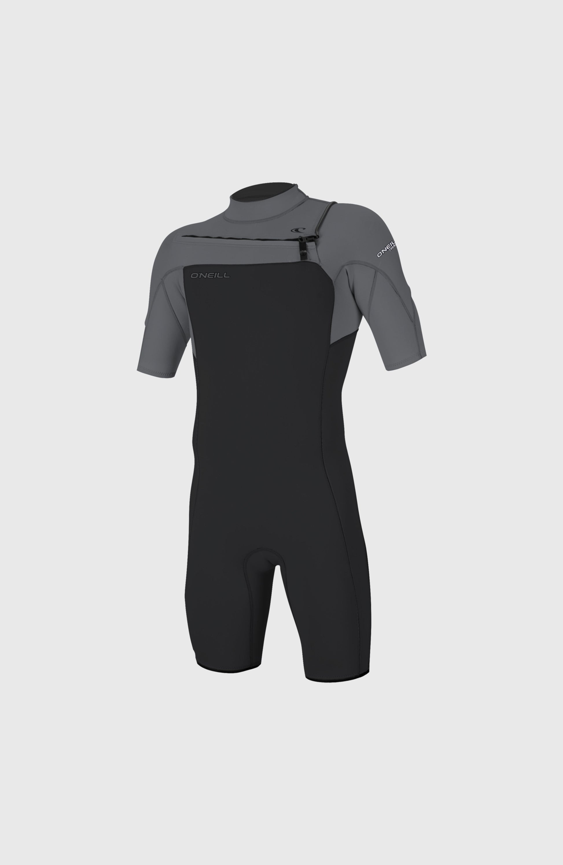O'Neill Hammer 2mm Chest Zip Shortsleeve Spring Wetsuit – O'Neill Men|Wetsuits TEMPEREDSTEEL/SMOKE/SMOKE