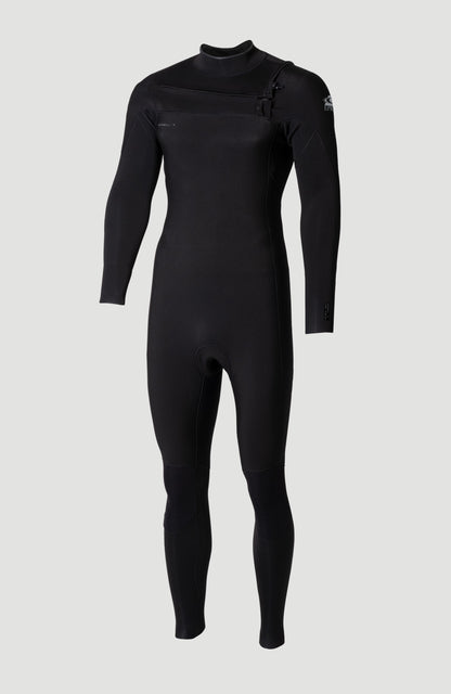 Epic 5/4mm Chest Zip Full Wetsuit Men A05 BLK/BLK/BLK
