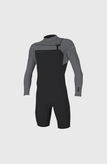O'Neill Men Hammer 2mm Chest Zip Long Sleeve Spring Wetsuit Men – O'Neill Men|Wetsuits TEMPEREDSTEEL/SMOKE/SMOKE