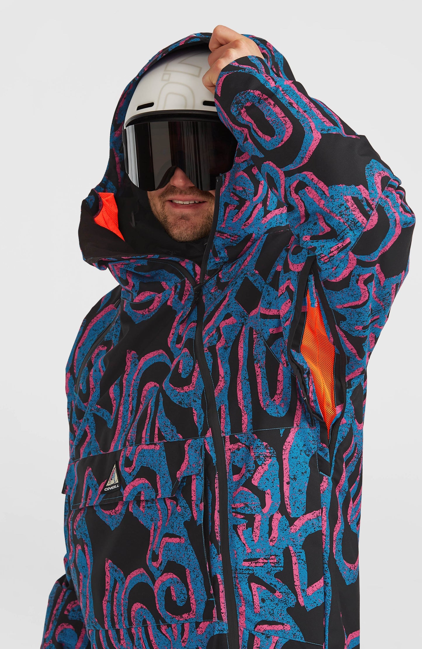 FWC'Play Asymmetric Snow Jacket Men Pink Legacy