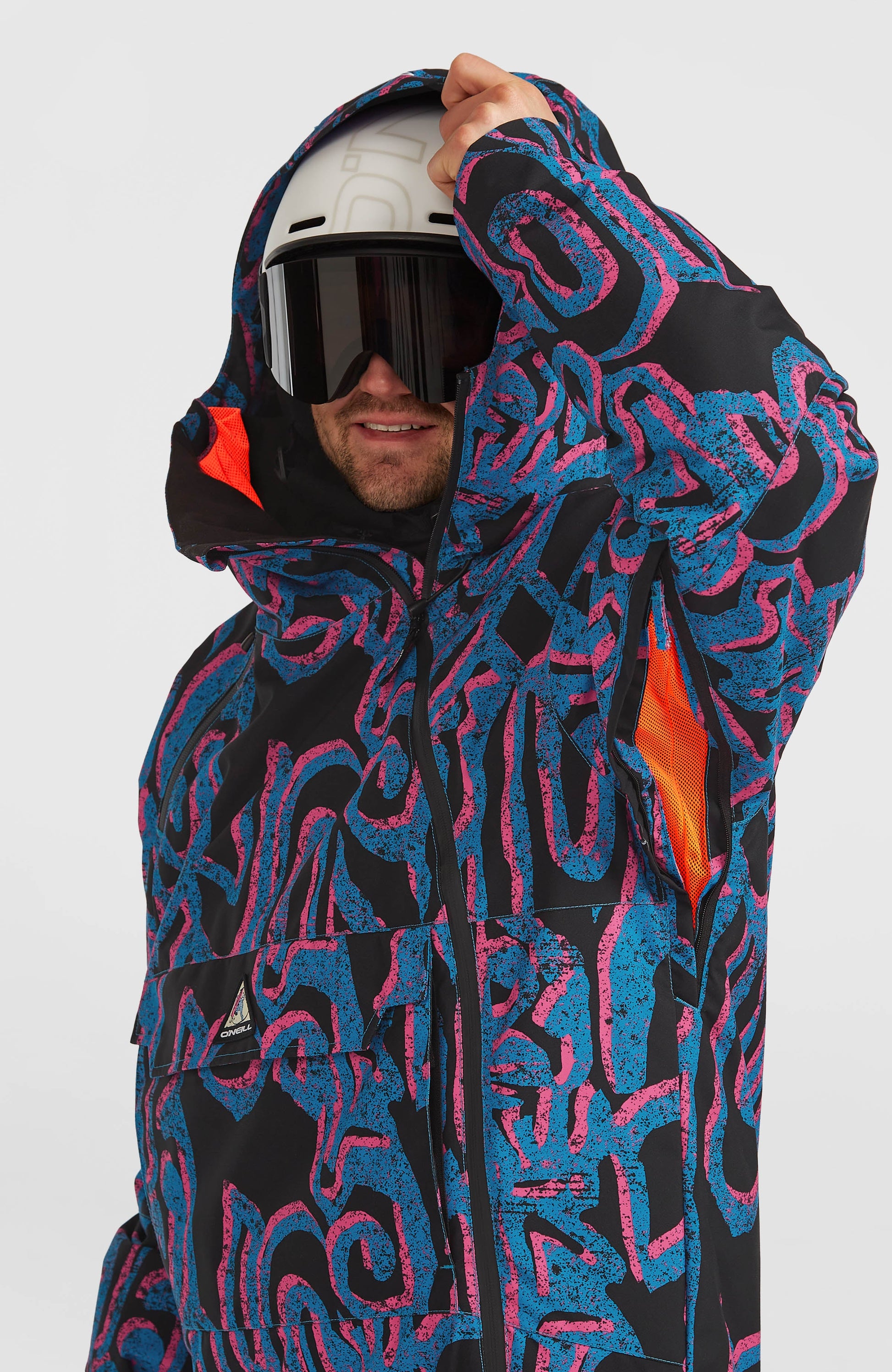 FWC'Play Asymmetric Snow Jacket Men Pink Legacy