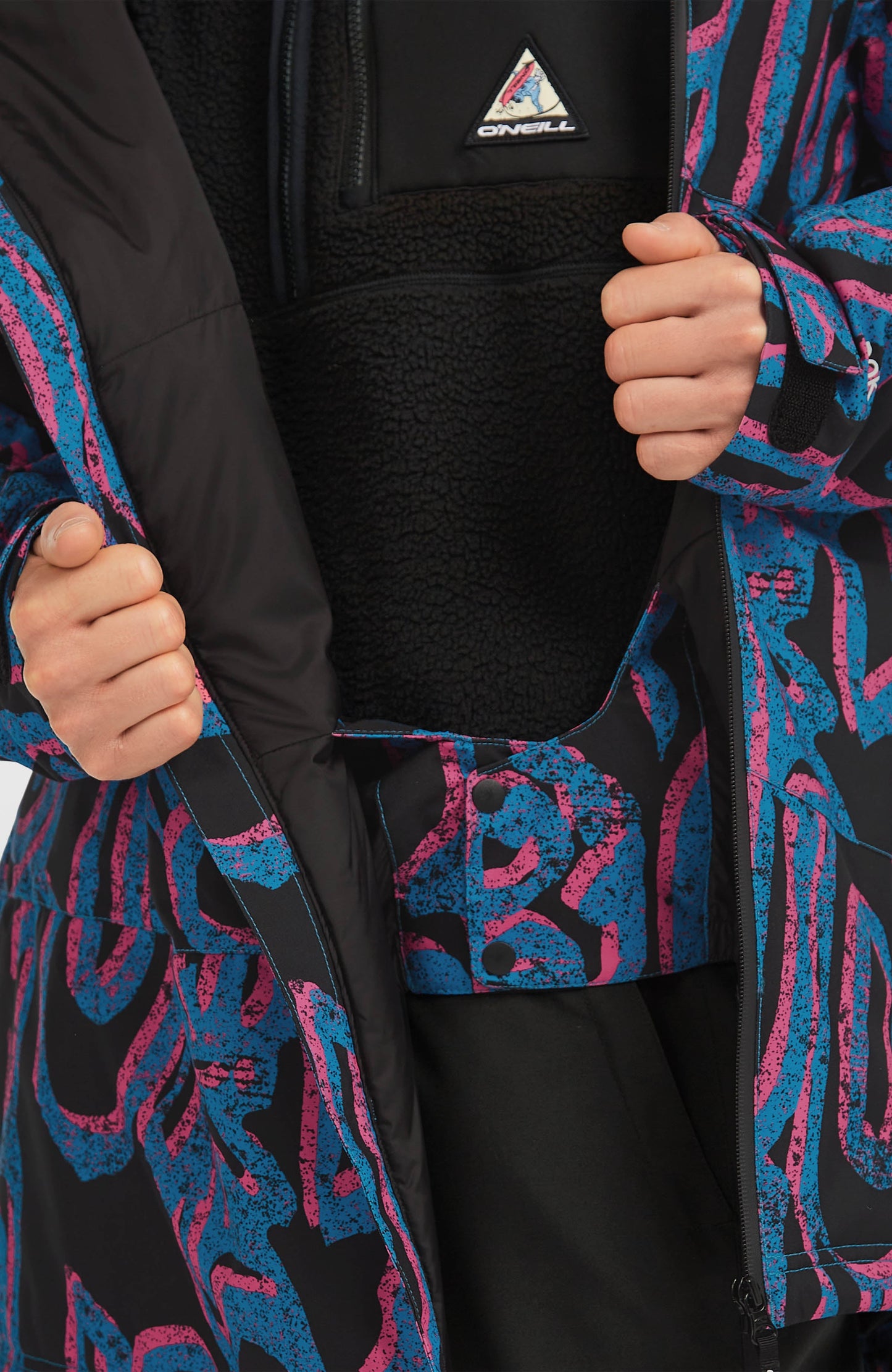 FWC'Play Asymmetric Snow Jacket Men Pink Legacy
