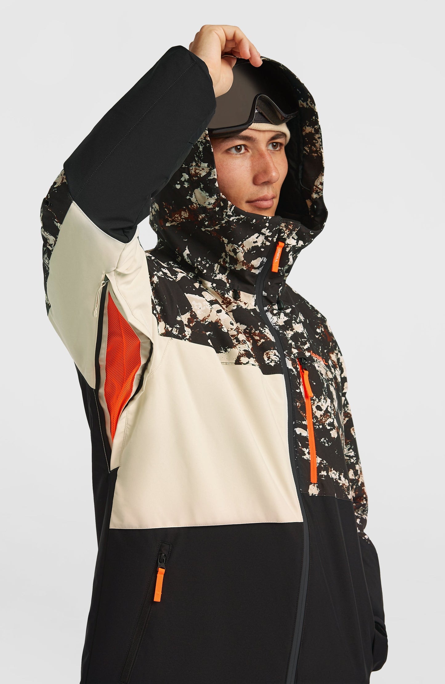 FWC'Cruz Triple Snow Jacket Men Black/Beige Quarry