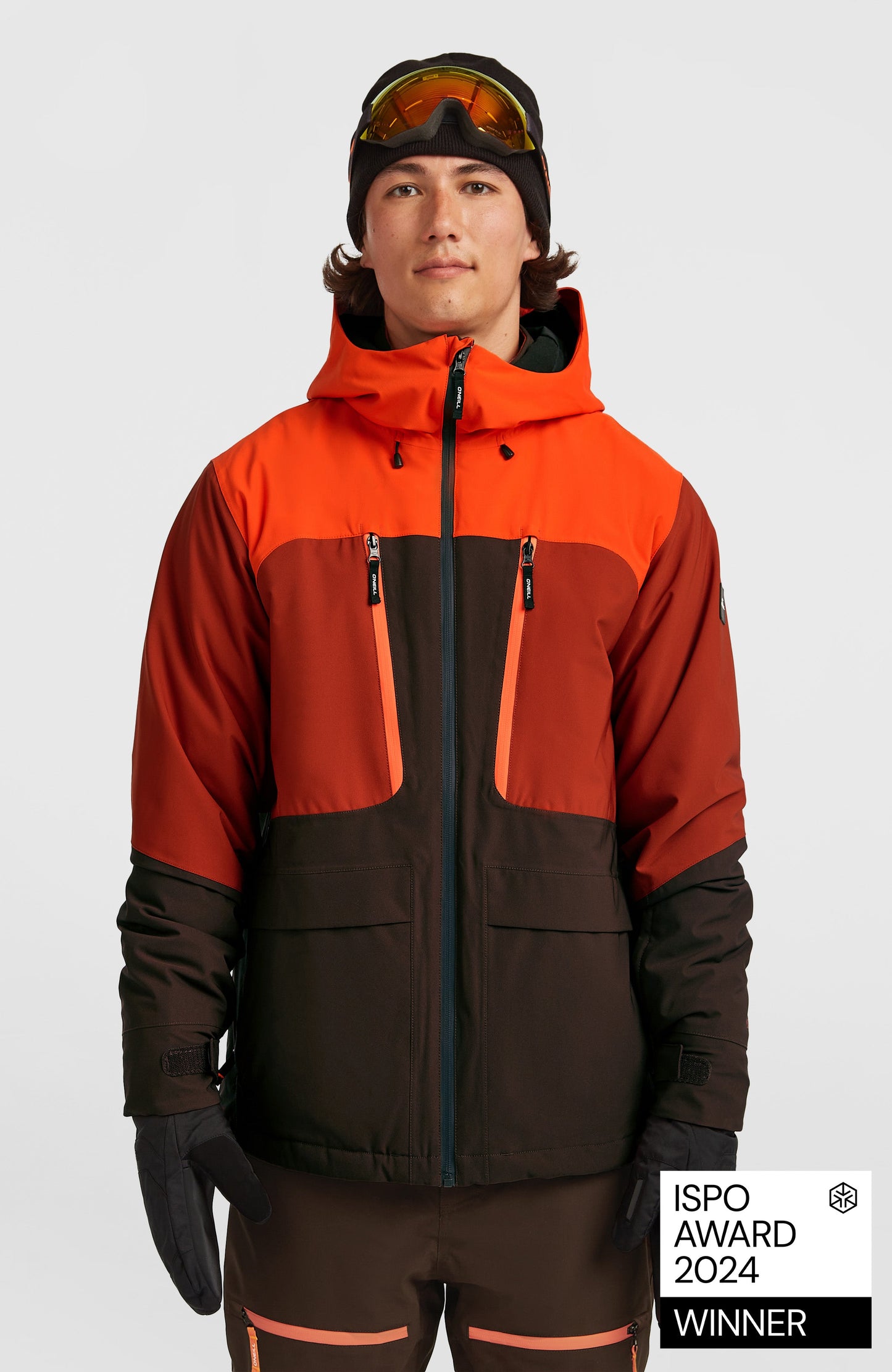 FWC’Peak Fire Snow Jacket Men Flame Colour Block
