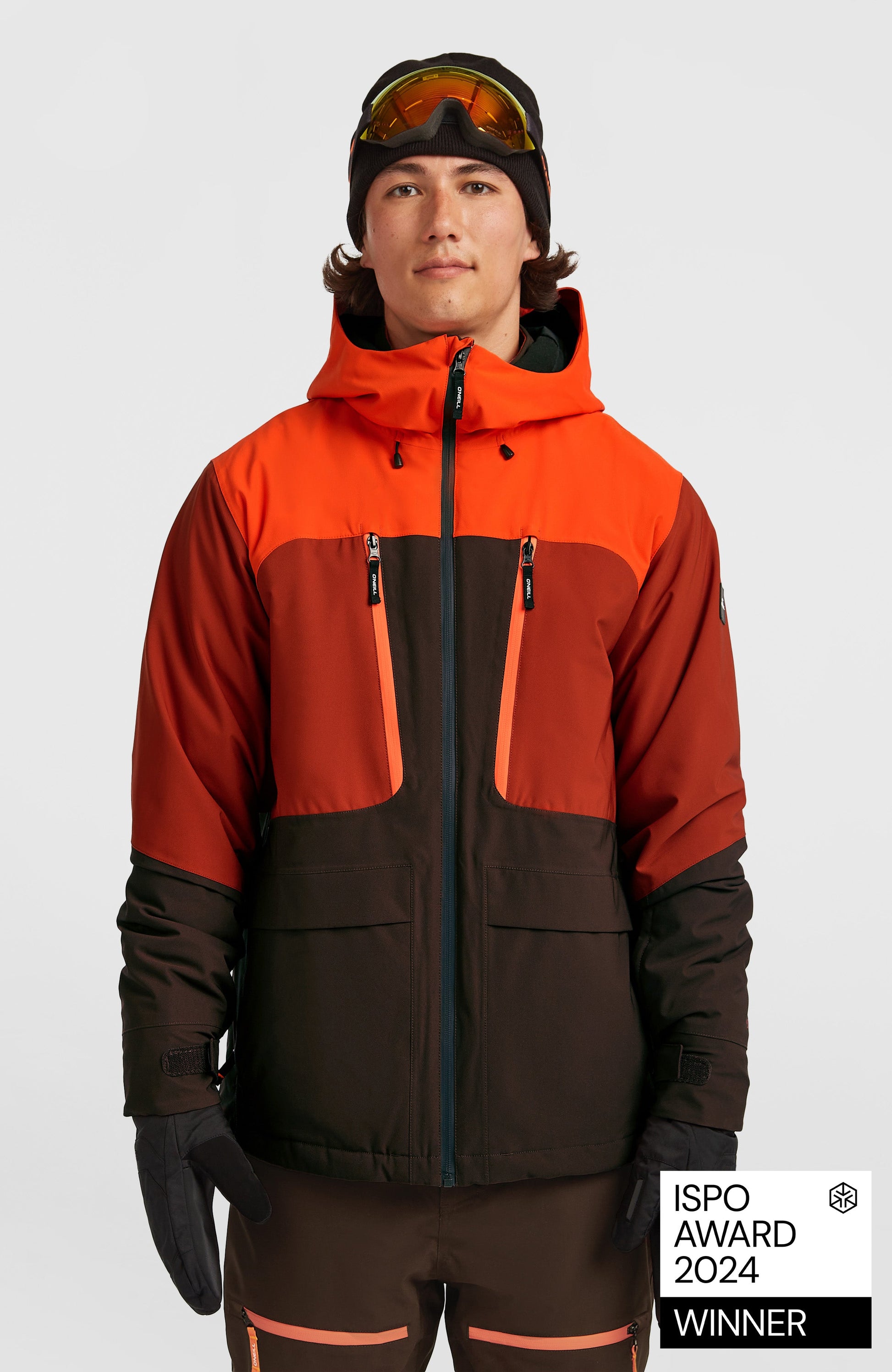 FWC’Peak Fire Snow Jacket Men Flame Colour Block