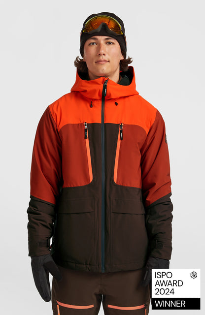 FWC’Peak Fire Snow Jacket Men Flame Colour Block