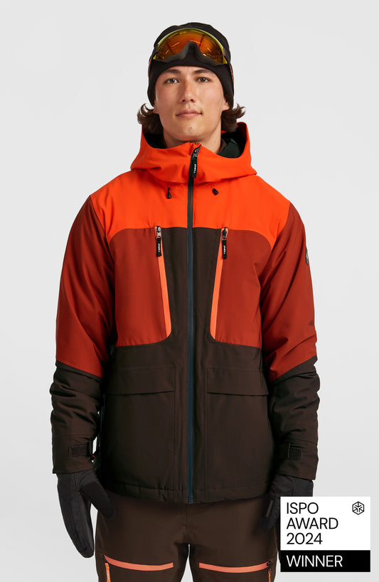 FWC’Peak Fire Snow Jacket Men Flame Colour Block