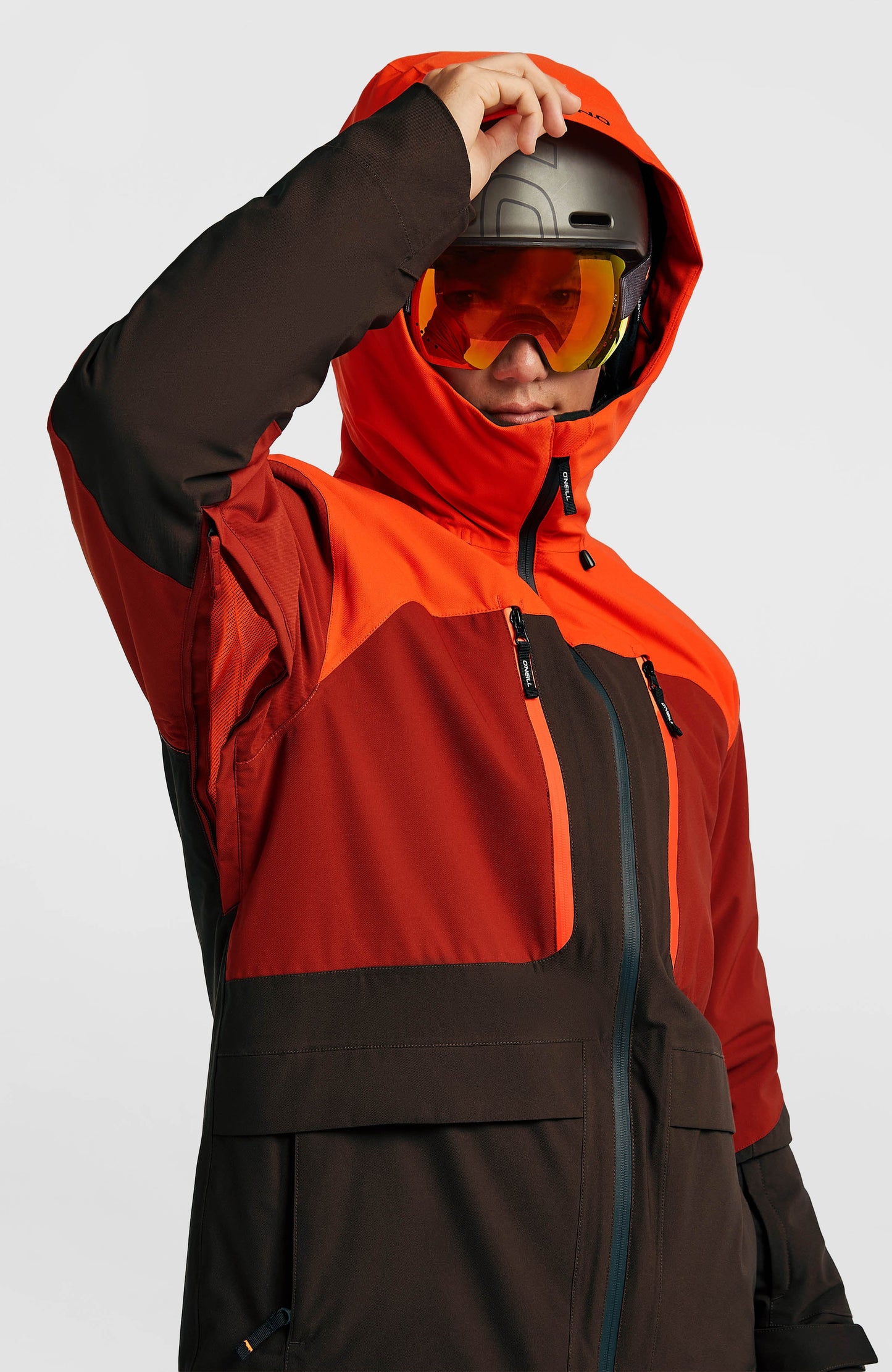 FWC’Peak Fire Snow Jacket Men Flame Colour Block