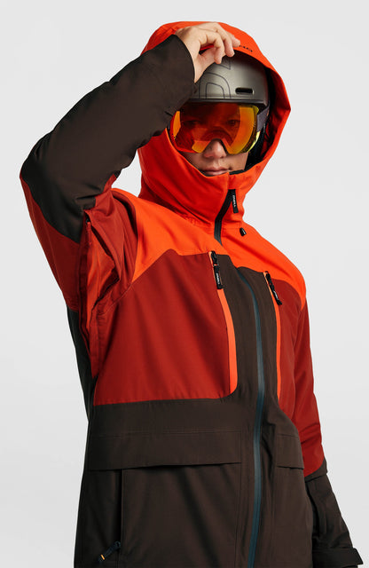FWC’Peak Fire Snow Jacket Men Flame Colour Block