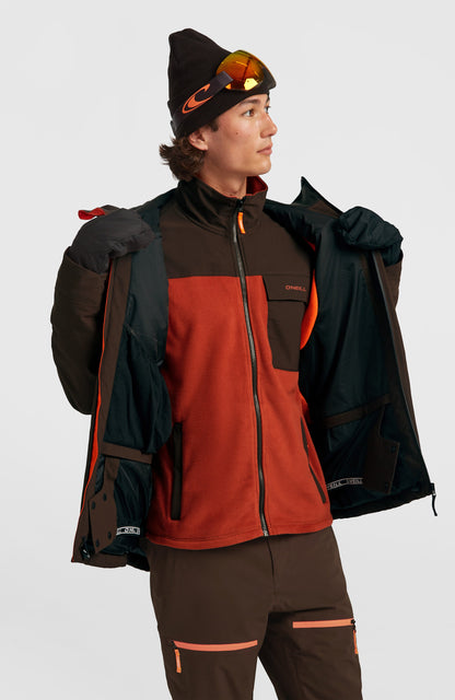 FWC’Peak Fire Snow Jacket Men Flame Colour Block