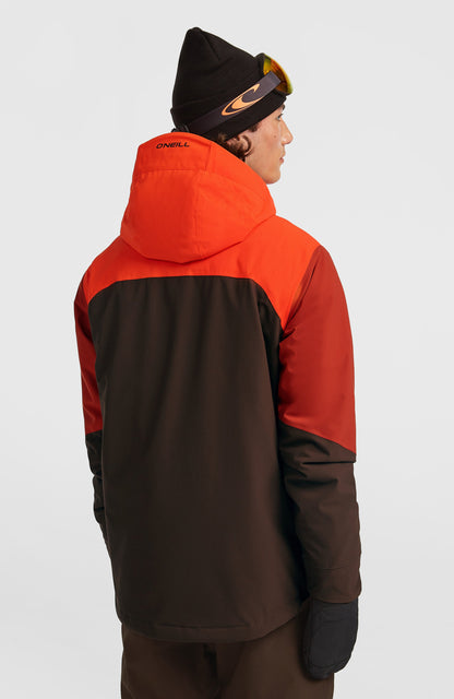 FWC’Peak Fire Snow Jacket Men Flame Colour Block