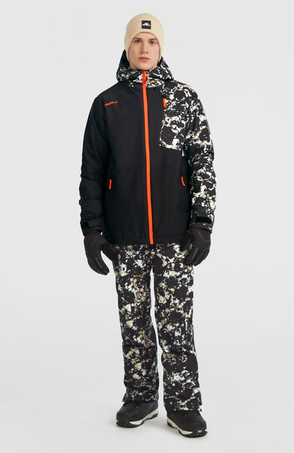 FWC'Cruz Block Snow Jacket Men Black/Beige Quarry