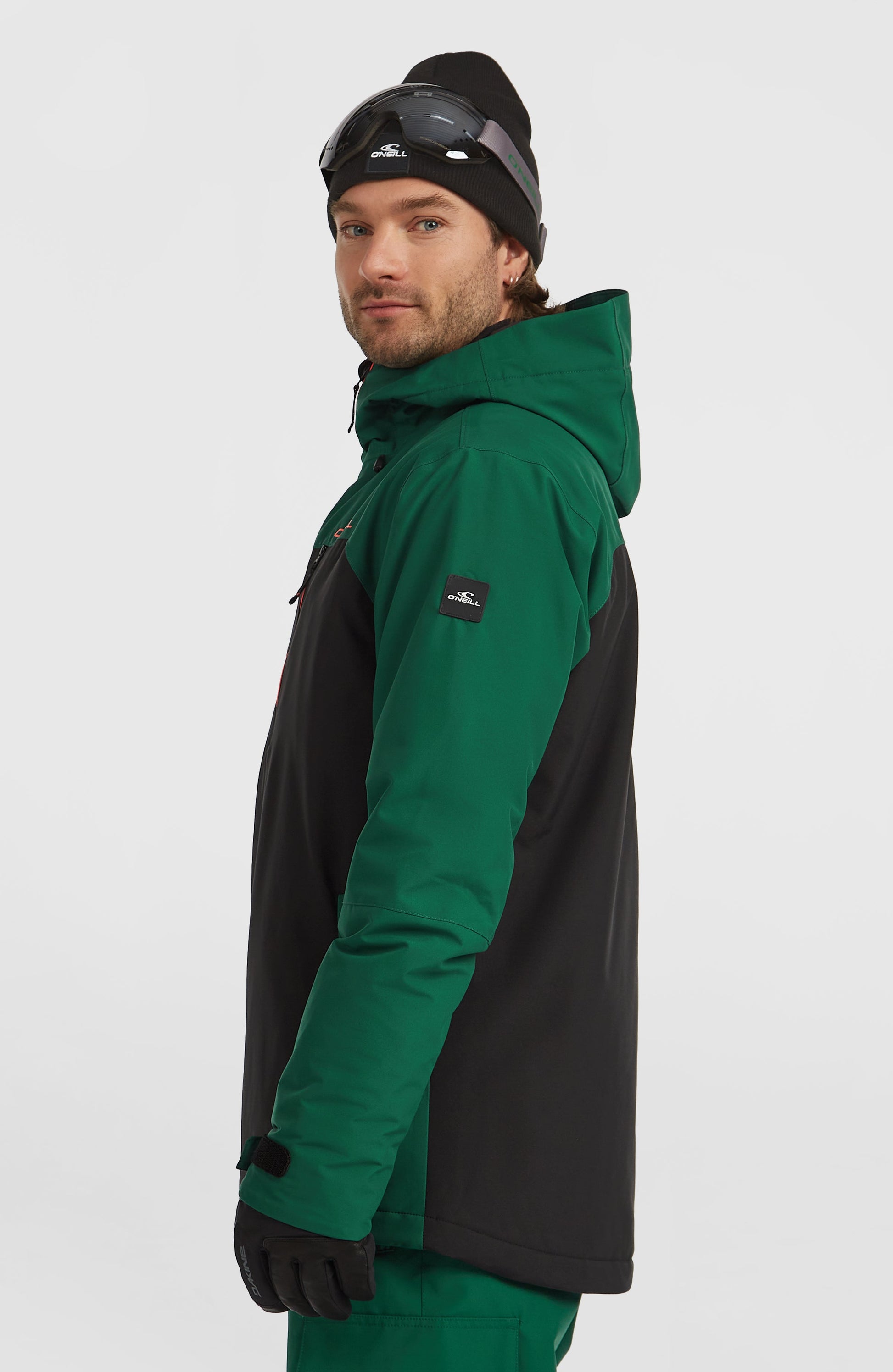 FWC'Cruz Duo Snow Jacket Men Emerald Envy Colour Block