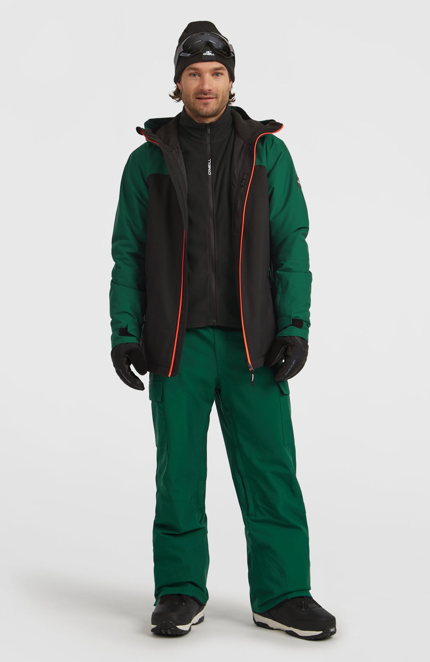FWC'Cruz Duo Snow Jacket Men Emerald Envy Colour Block