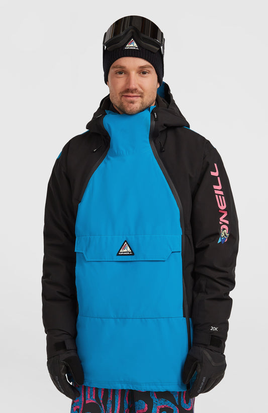 FWC'Play Asymmetric Snow Jacket Men Ocean Melody Colour Block