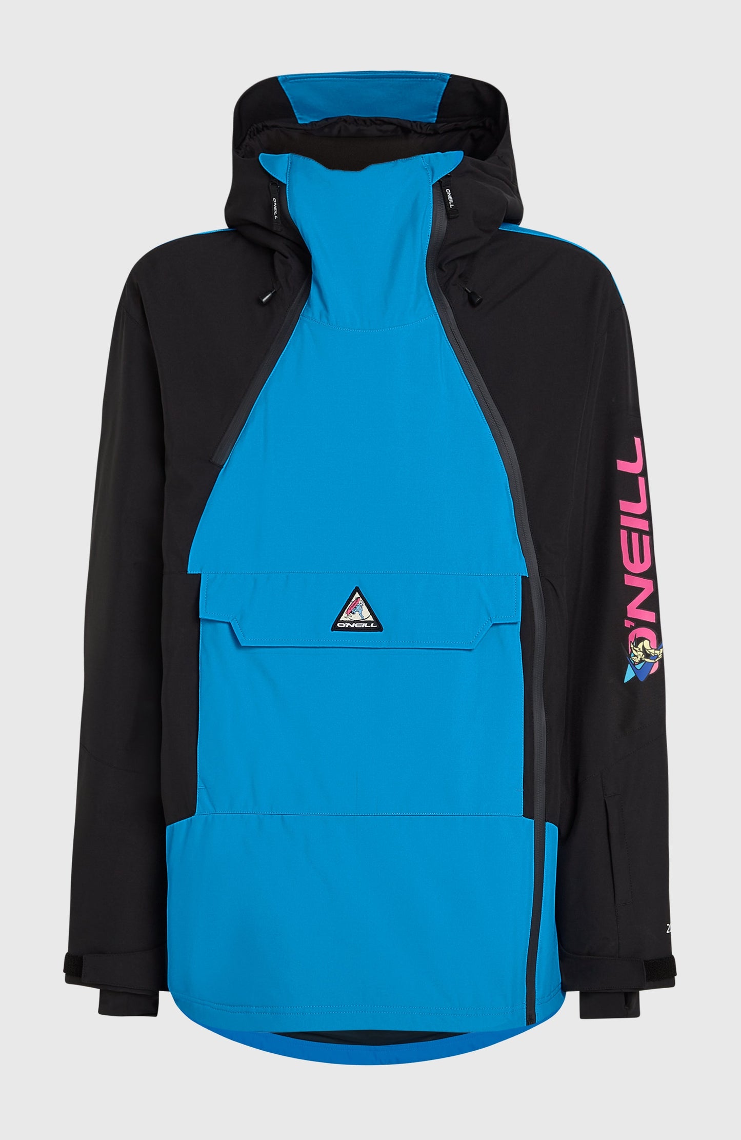 FWC'Play Asymmetric Snow Jacket Men Ocean Melody Colour Block
