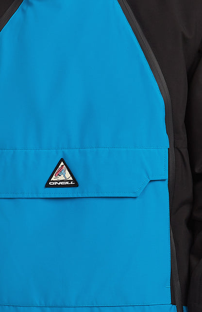 FWC'Play Asymmetric Snow Jacket Men Ocean Melody Colour Block