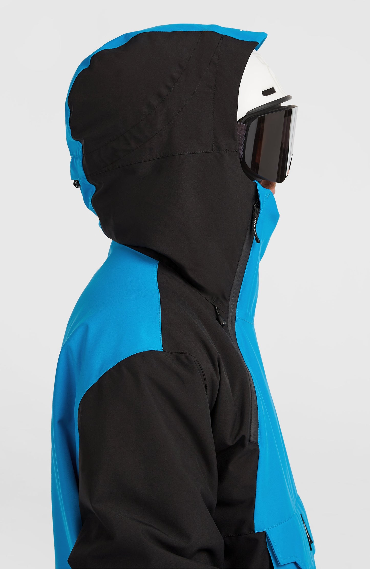 FWC'Play Asymmetric Snow Jacket Men Ocean Melody Colour Block