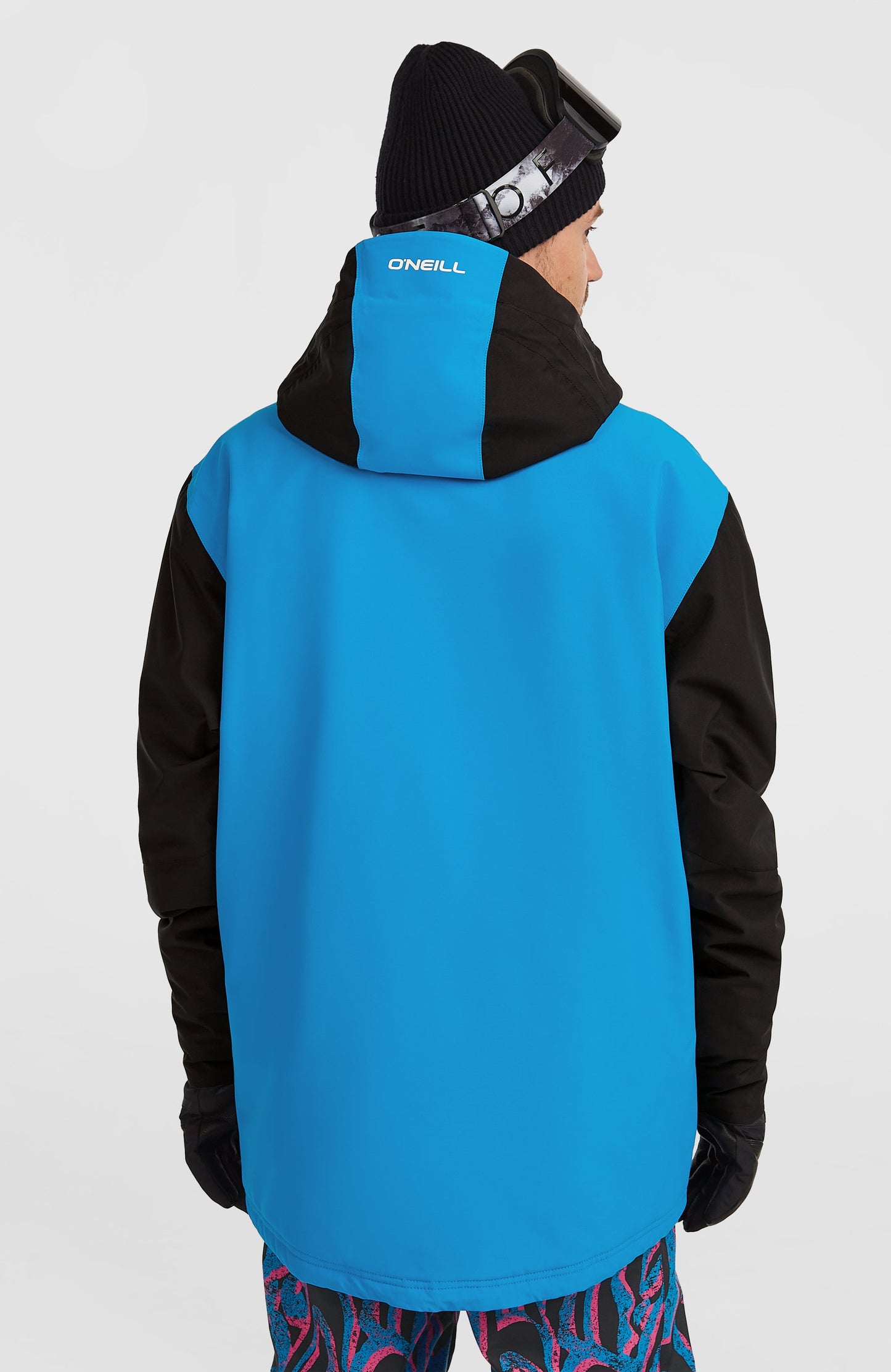 FWC'Play Asymmetric Snow Jacket Men Ocean Melody Colour Block