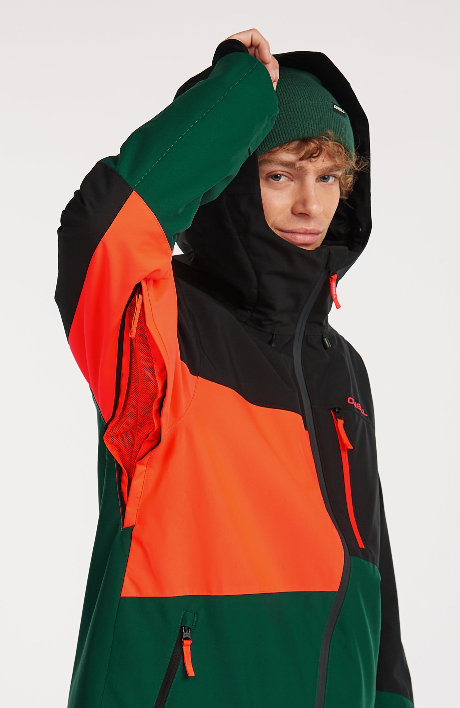 FWC'Cruz Triple Snow Jacket Men Black Out Colour Block