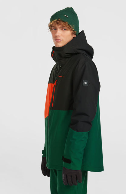 FWC'Cruz Triple Snow Jacket Men Black Out Colour Block