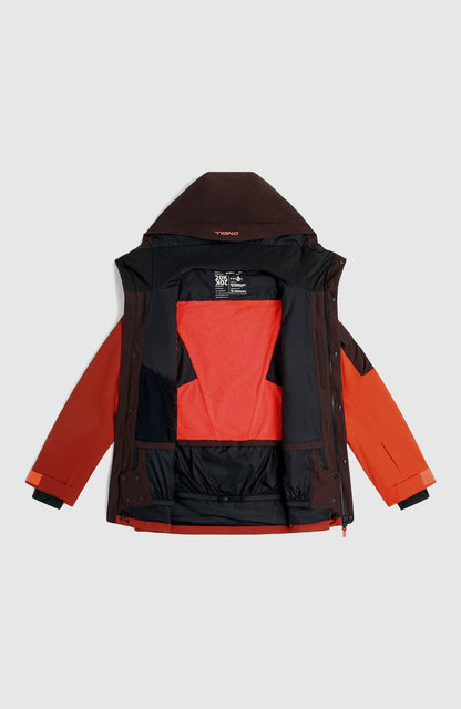 FWC'Peak Pro Snow Jacket Men Bonfire Colour Block