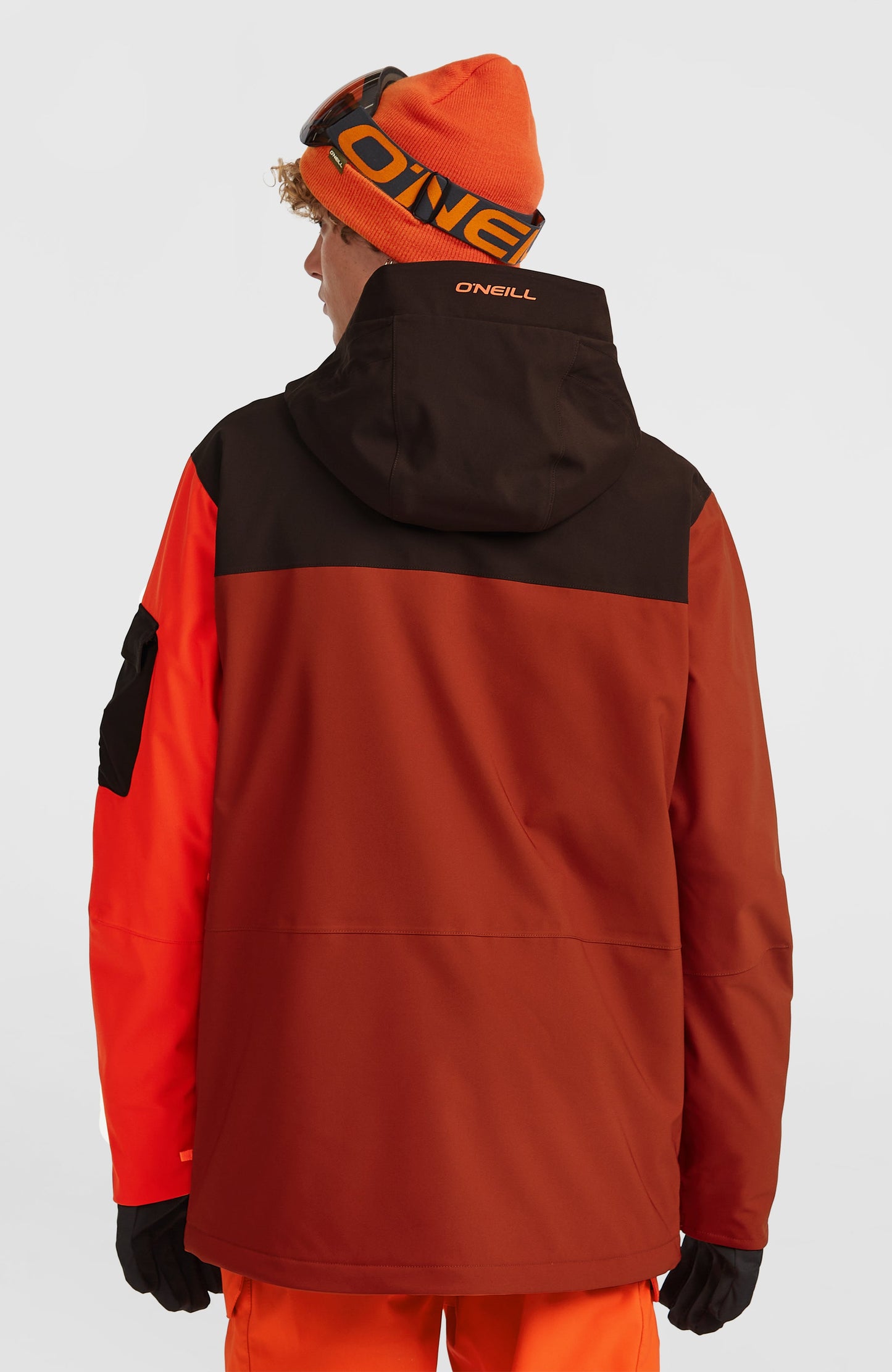 FWC'Peak Pro Snow Jacket Men Bonfire Colour Block