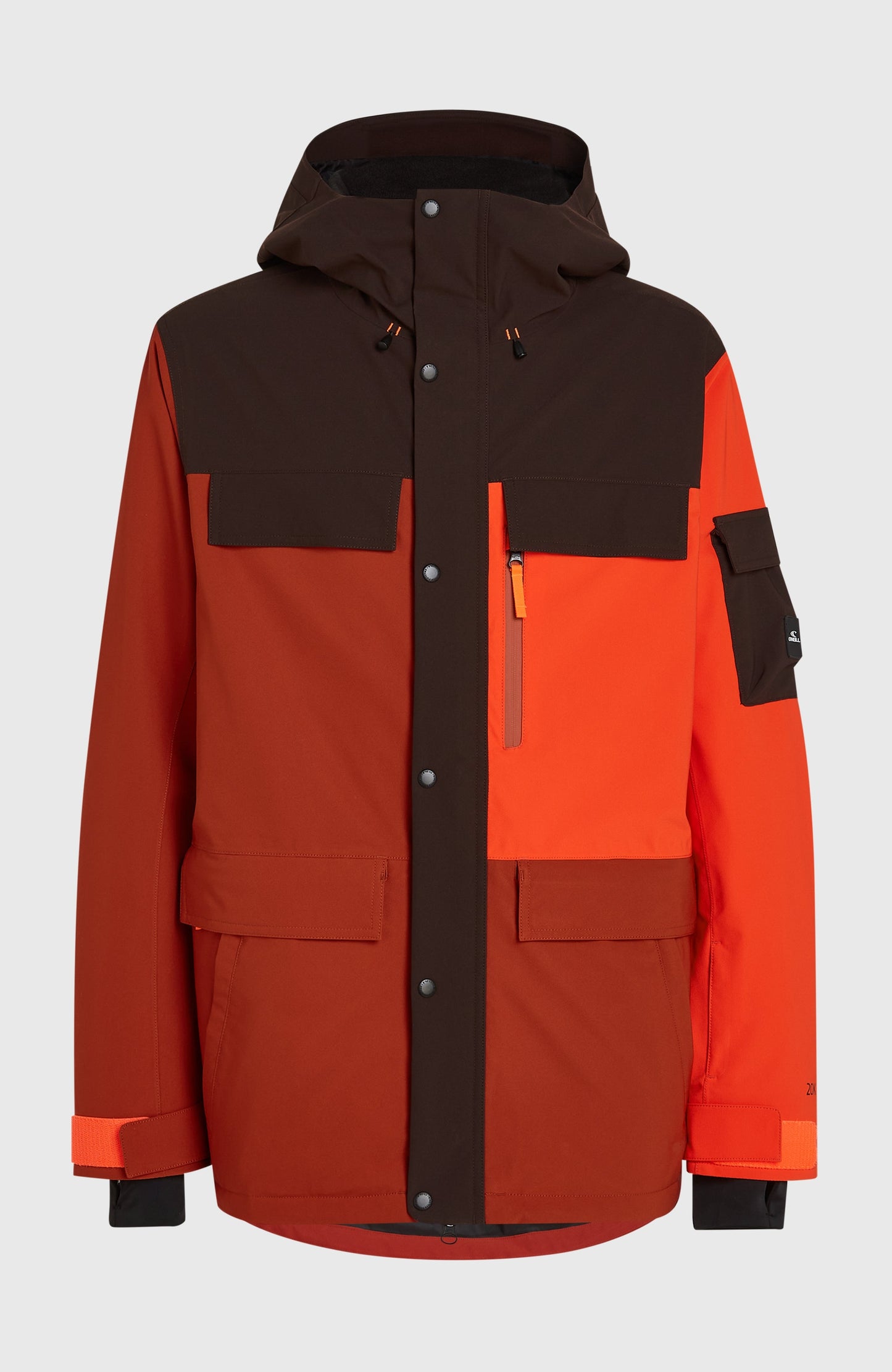 FWC'Peak Pro Snow Jacket Men Bonfire Colour Block