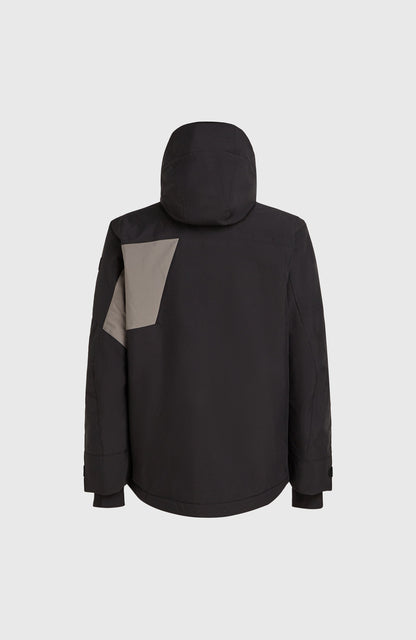Hammer Block Snow Jacket Men Black Out Colour Block