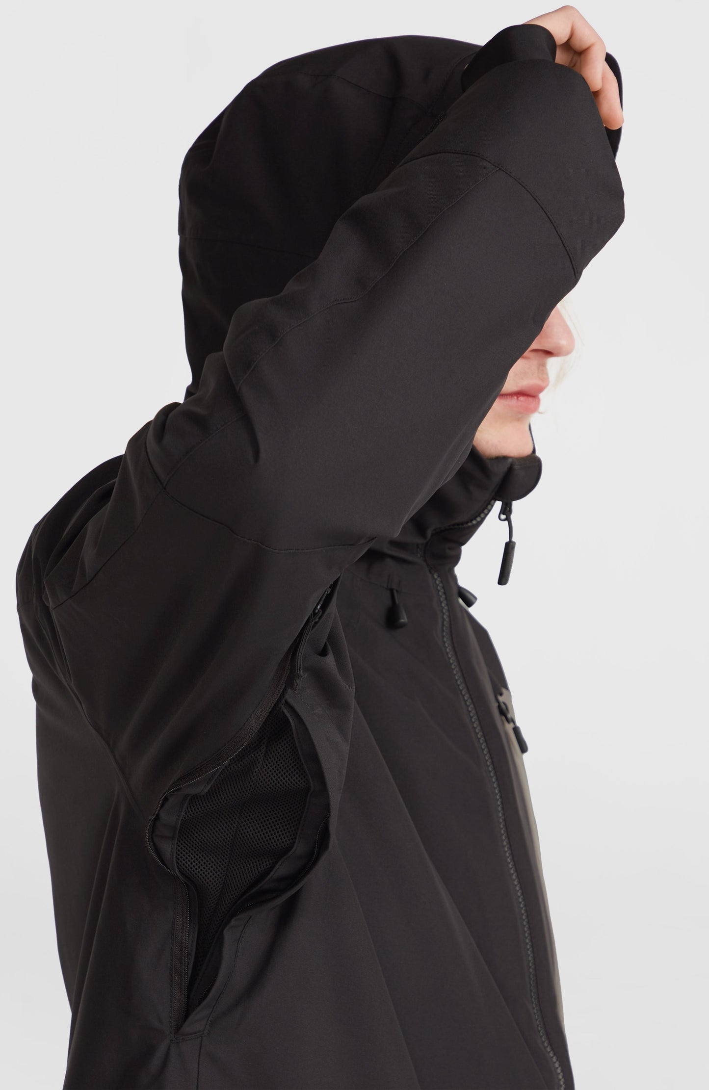 Hammer Block Snow Jacket Men Black Out Colour Block