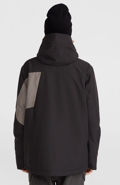 Hammer Block Snow Jacket Men Black Out Colour Block