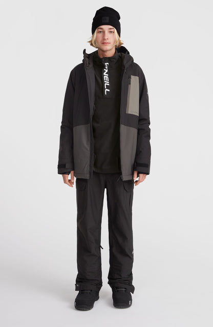 Hammer Block Snow Jacket Men Black Out Colour Block