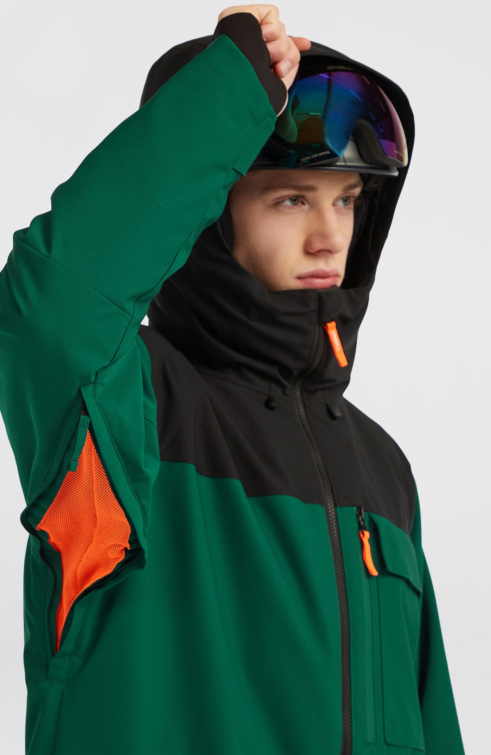 FWC'Peak Snow Jacket Men Emerald Envy Colour Block