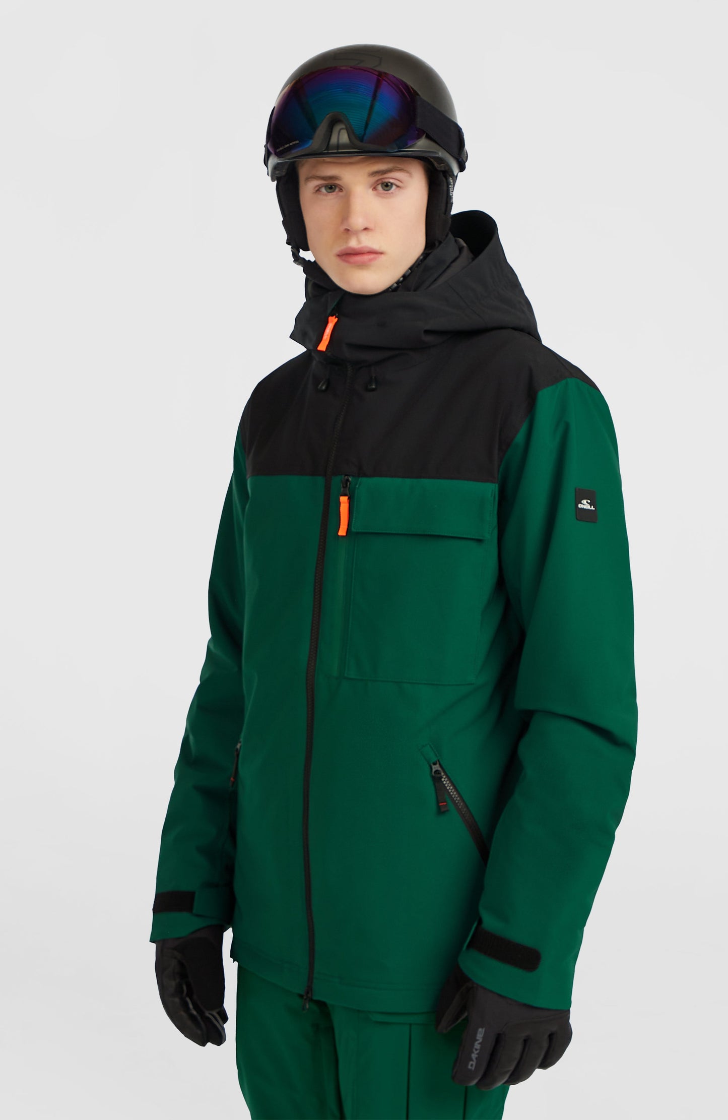 FWC'Peak Snow Jacket Men Emerald Envy Colour Block