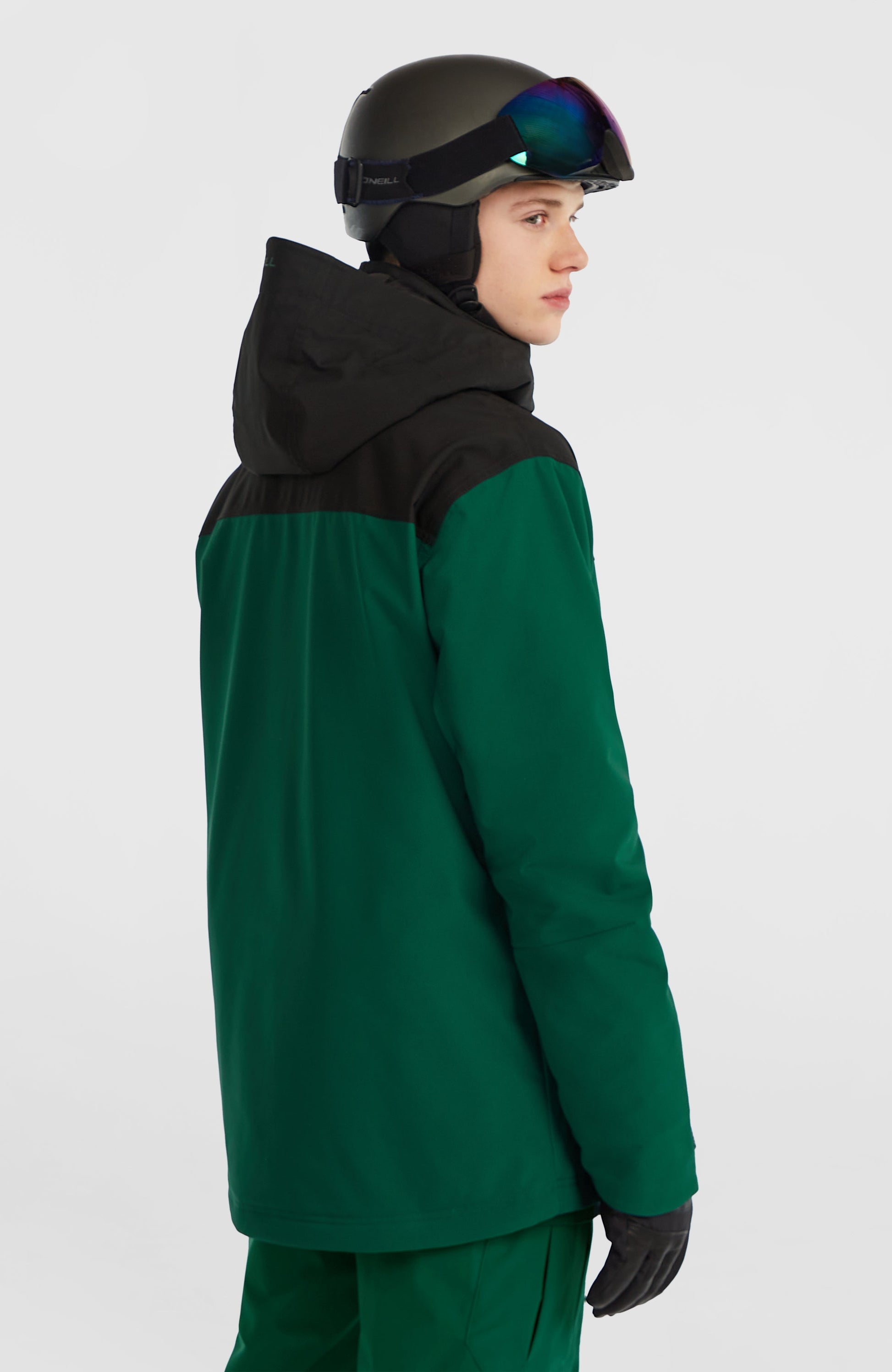 FWC'Peak Snow Jacket Men Emerald Envy Colour Block