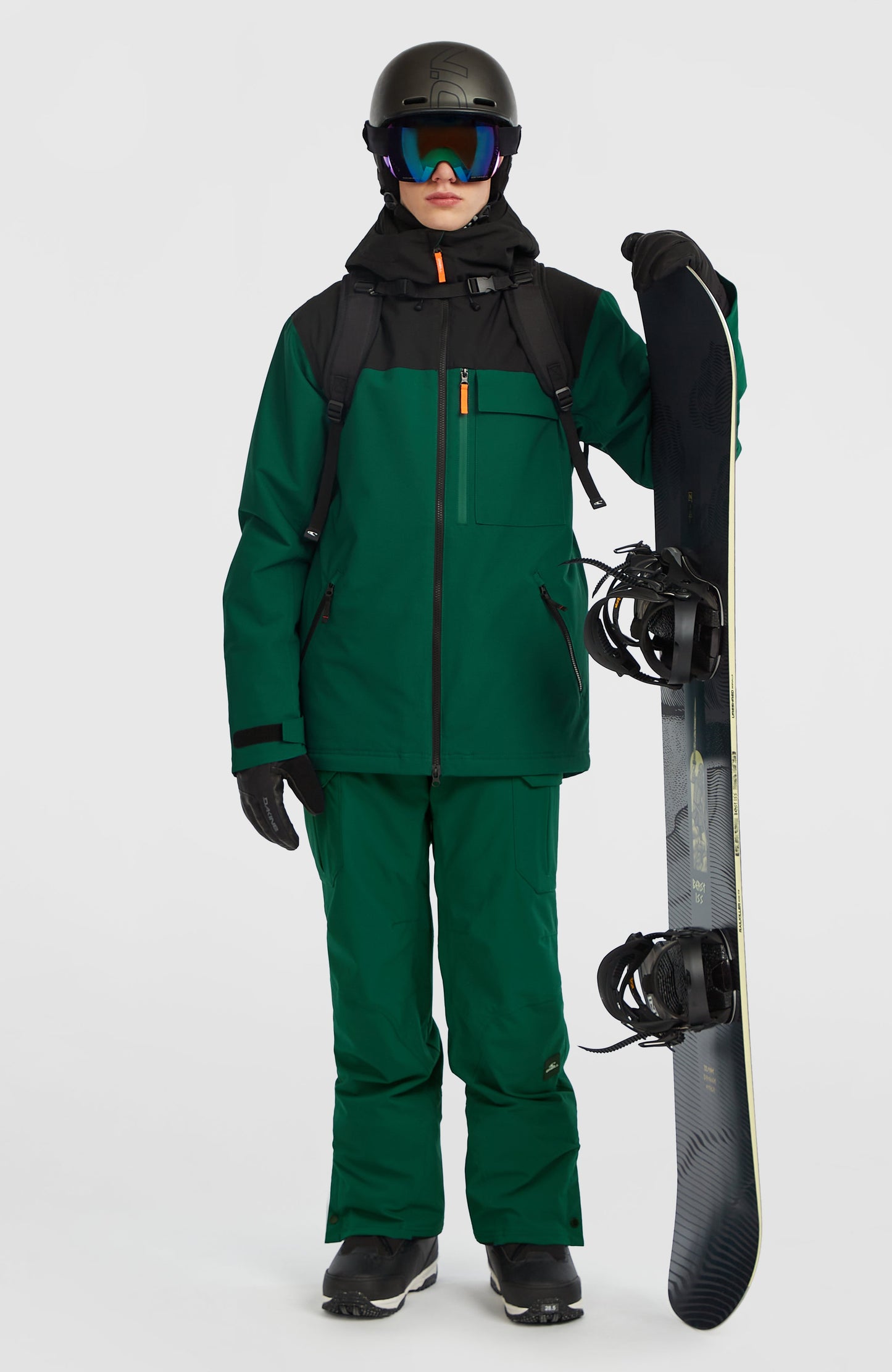 FWC'Peak Snow Jacket Men Emerald Envy Colour Block
