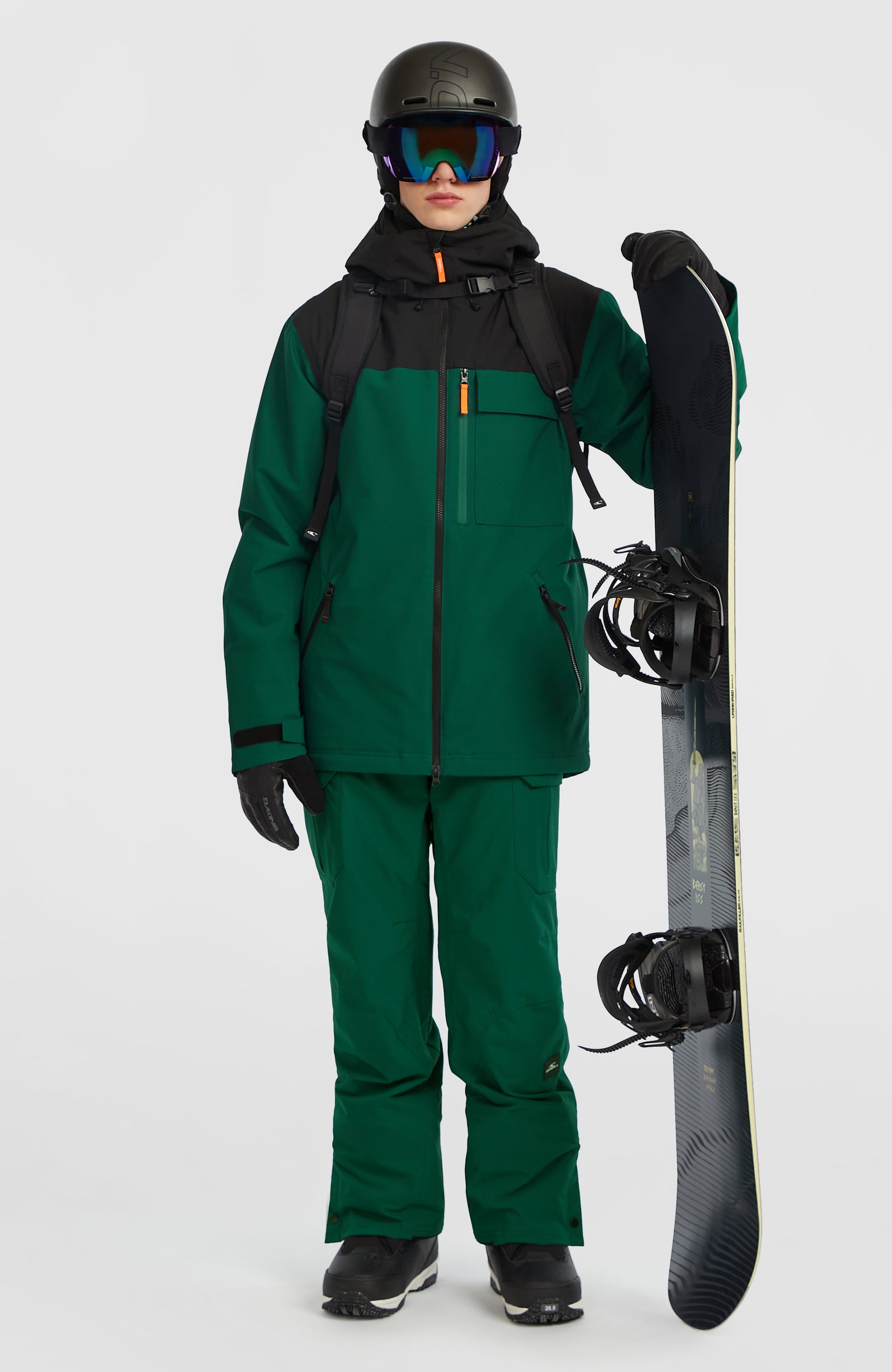 FWC'Peak Snow Jacket Men Emerald Envy Colour Block