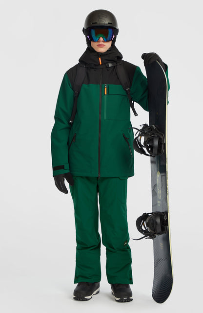 FWC'Peak Snow Jacket Men Emerald Envy Colour Block