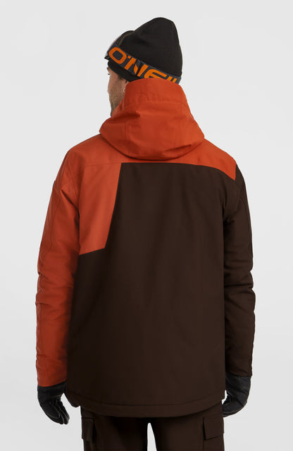 FWC'Cruz Block Snow Jacket Men Coffee Bean Colour Block