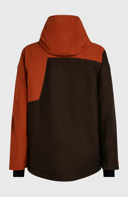 FWC'Cruz Block Snow Jacket Men Coffee Bean Colour Block