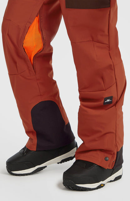 FWC'Peak Bib Snow Pants Men Bonfire Colour Block
