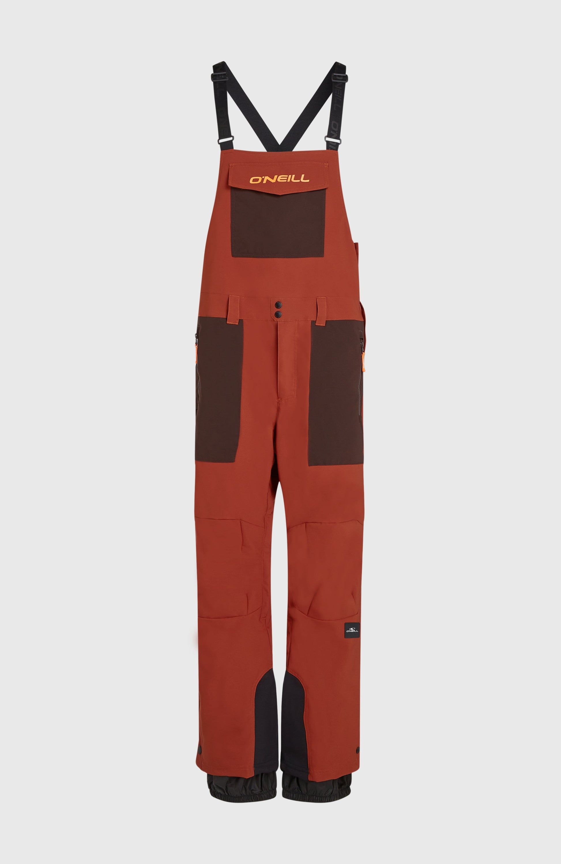 FWC'Peak Bib Snow Pants Men Bonfire Colour Block
