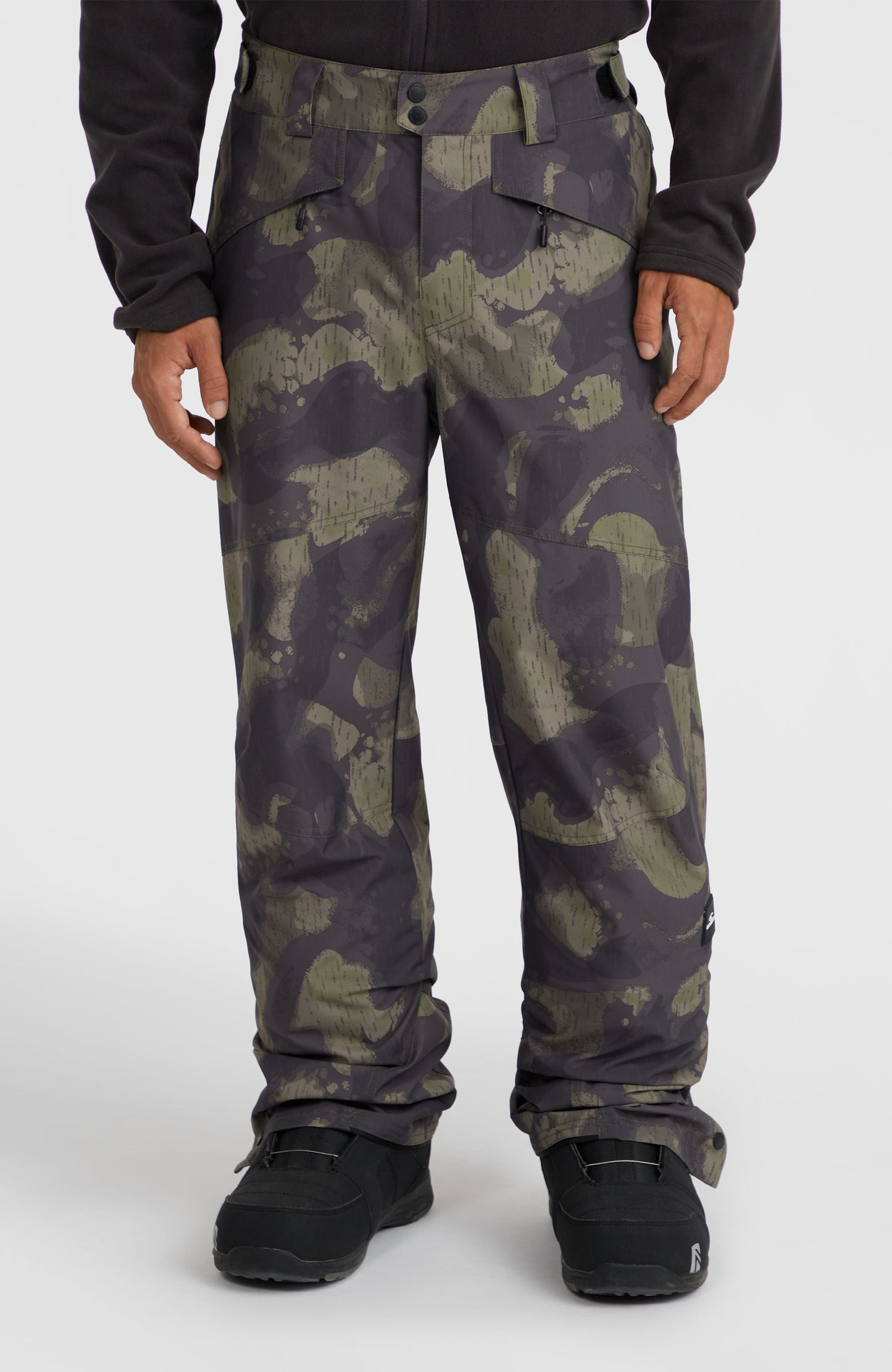 Hammer Regular Snow Pants Men Black Night Camo