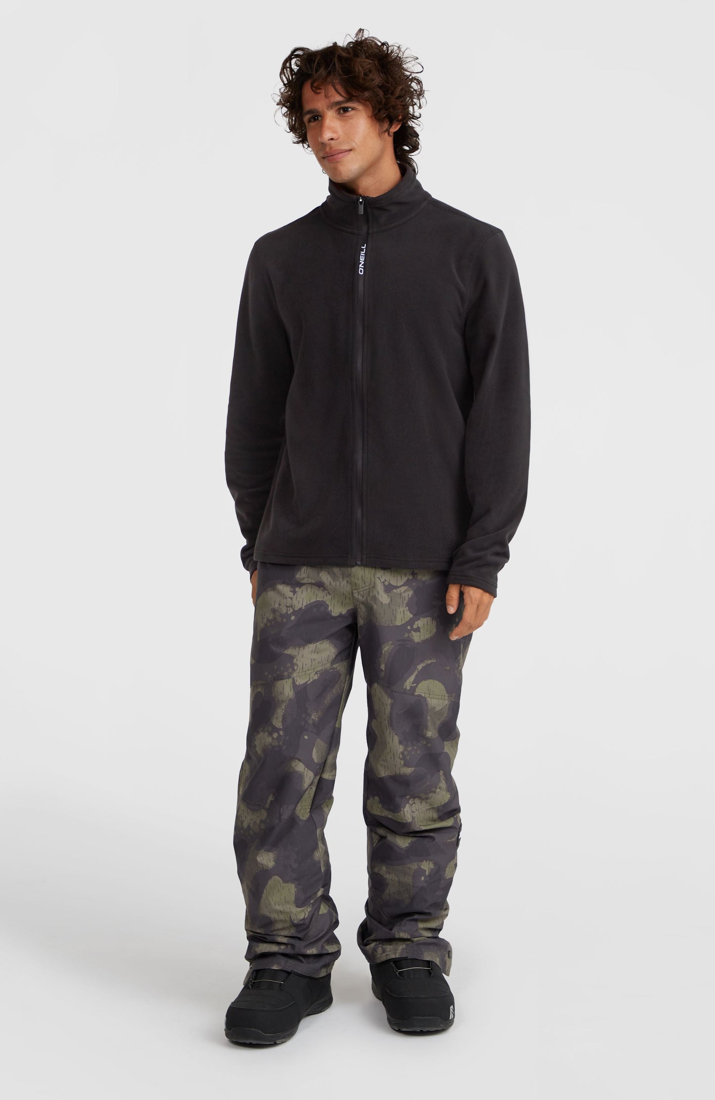 Hammer Regular Snow Pants Men Black Night Camo